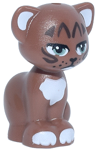 Gato Medium Brown Lego Friends
