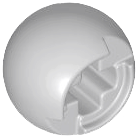 Bola com Furo Passante para Eixo Cinza Clara