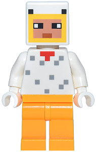 Minifigura Lego Minecraft - Fazendeiro de Galinhas