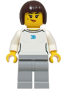 Minifigura Lego City - Motorista do Bugatti Centodieci