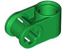 Conector Eixo-Pino Perpendicular Verde