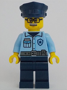 Minifigura Lego City - Chefe de Policia