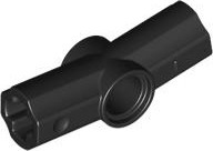 Conector Eixo-Pino Angulado #7 - 168.75 graus Preto