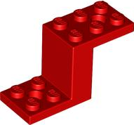 DUPLICADO - Suporte  5x2x2 1/3 Dark Red