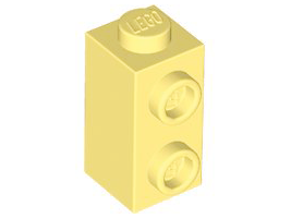 Tijolo Modificado 1x1x1 2/3 Amarelo Claro Brilhante