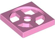 Base da Placa Giratória Rosa Brilhante