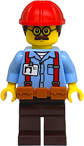Minifigura Lego City - Ted Brickle