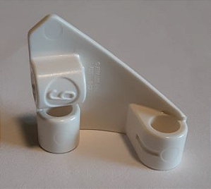 Painel Curvo #9 3 x 3 Cônico Esquerdo Branco