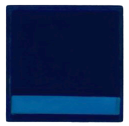 Placa Lisa 1x1 Azul Escura com Listra Dark Azure
