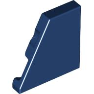 Placa Lisa Modifica 2x2 em Cunha Esquerda Azul Escura