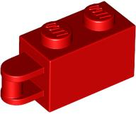Tijolo Modificado 1x2 com alça Vermelho