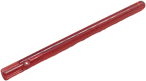 Lâmina de sabre de luz grande 10L com eixo Translúcida Vermelha