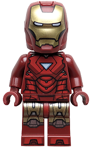 Minifigura Lego Super Heroes - Iron Man - Armadura Mark 6