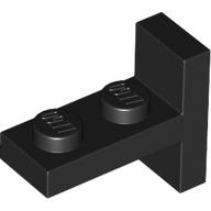 Suporte 1x2 - 2x1 Centrado Preto