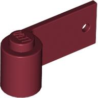 Porta 1x3x1 Direita Dark Red
