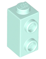 Tijolo Modificado 1x1x1 2/3 Light Aqua
