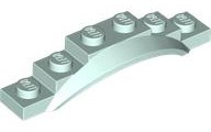 Para-Lamas 1x1/2x6x1 com arco Light Aqua