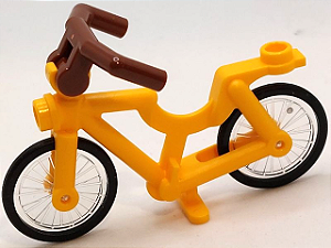 Bicicleta Laranja Brilhante