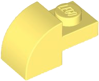 Inclinação Curva 2 x 1 com Pino Rebaixado Amarelo Claro Brilhante