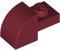 Inclinação Curva 2 x 1 com Pino Rebaixado Dark Red