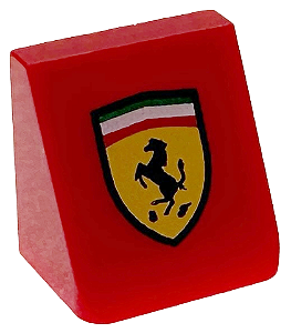 Inclinação 30 1x1x2/3 com Logo da Ferrari