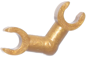 Braço de Esqueleto Dourado Perolado