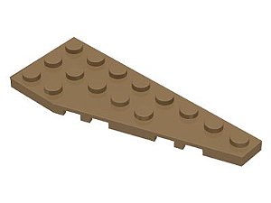Placa 8x3 Direita Bege Escura
