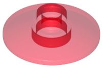 Disco 2x2 invertido - Radar Vermelho translúcido