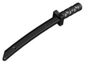 Mini Espada de Arma  Shamshir Preta