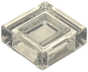 Placa Lisa 1x1 Translúcida