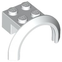 Para-Lamas 4x2 1/2x1 2/3 com Arco Redondo Branco