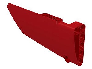 Painel de Carenagem #17 Grande Liso, Lado A Vermelho