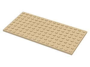 Placa Lego 8x16 Bege