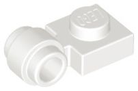 Placa Modificada 1x1 com anel lateral branca