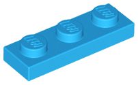 Placa 1x3 Dark Azure