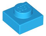 Placa 1x1 Dark Azure