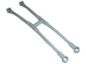 Suporte para Maca Cinza Claro