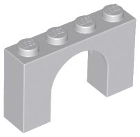 Tijolo Arco 1x4x2 Cinza Claro