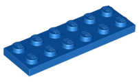 Placa 2x6 Azul