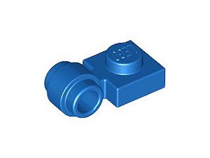 Placa Modificada 1x1 com anel lateral azul