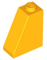 Tijolo Inclinado 65 2x1x2 Laranja Brilhante