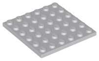 Placa 6x6 Cinza Clara
