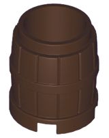 Barril 2x2x2 Marrom Escuro