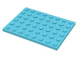 Placa 6x8 Medium Azure