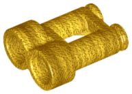 Binóculo Dourado Perolado