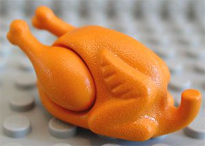 Peru com coxas 20 mm com abertura redonda nas costas