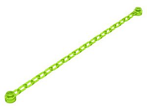 Corrente com 21 Links (16-17L) Translúcida Neon Verde