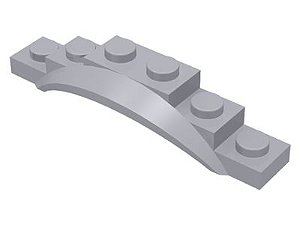 Para-Lamas 1x1/2x6x1 com arco Cinza Claro