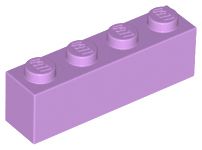 Tijolo 1x4 Medium Lavender