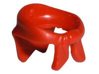 Bandana para minifigura vermelha